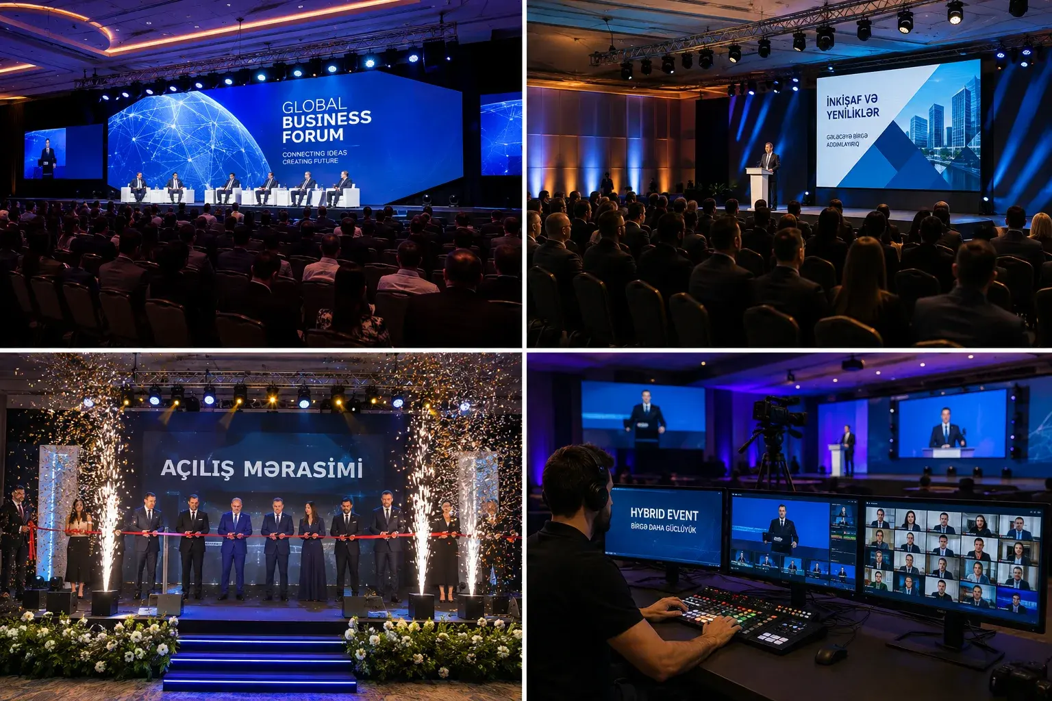 Bakü'de Anahtar Teslim ve Hibrit Etkinlik Organizasyonu