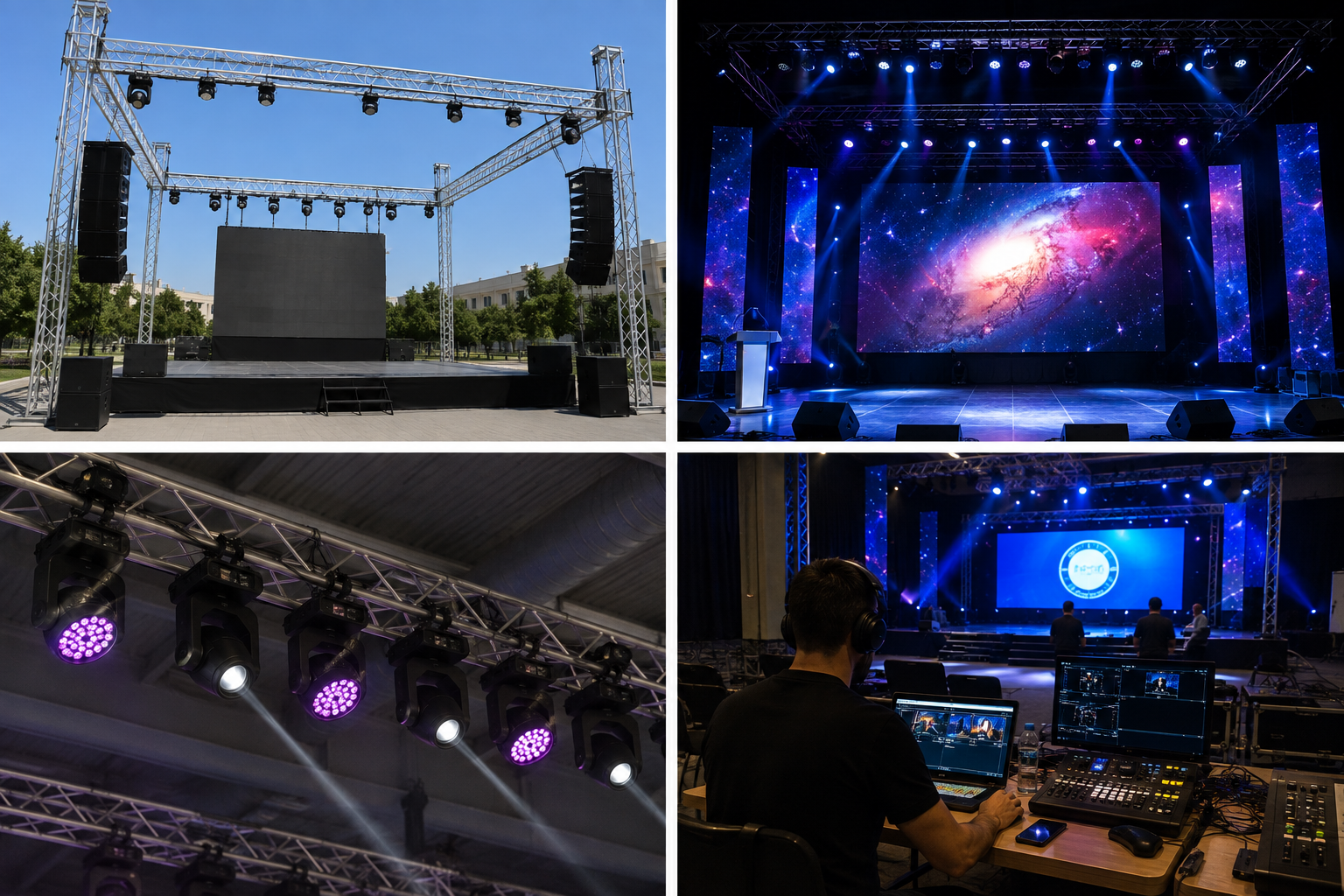Complex Truss-Based Stages